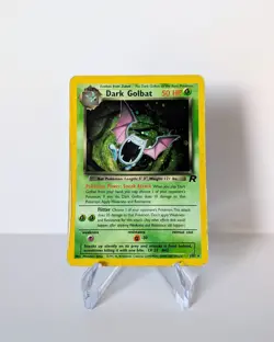 Dark Golbat 7/82 - Team Rocket Holo Rare - Vintage Pokemon TCG - WOTC 1999 - HP - Image 1