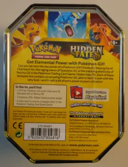 Pokemon Game Play Nuovo New Inglese ENG TIN Hidden Fates Gyarados GX hp 230 - Image 2