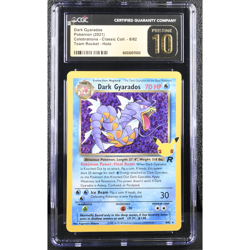 CGC 10 Pristine Pokemon Dark Gyarados Celebrations Classic Holo 8/82 2021 No PSA - Image 1