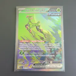 Pokemon TCG Iron Leaves Special Illustration Rare Temporal Forces 203/162 MINT - Image 1