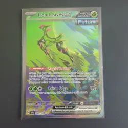 Pokemon TCG Iron Leaves Special Illustration Rare Temporal Forces 203/162 MINT - Image 2