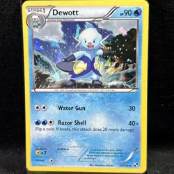 Dewott - 29/114 - Cracked Ice Holo Black & White Pokemon TCG - Image 1