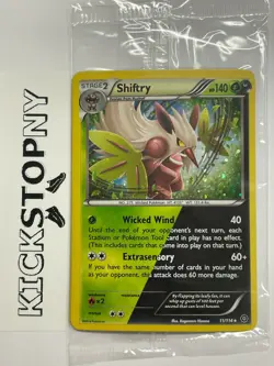 Pokemon Tyranitar Knockout Collection SHIFTRY VIVILLON 2 PACK HOLO PROMO - Image 1