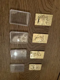 Gold Plated Bar Pokemon Lot- All 4 Included - Image 3