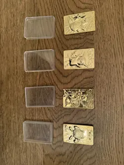 Gold Plated Bar Pokemon Lot- All 4 Included - Image 4