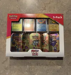 Pokemon TCG Scarlet & Violet 151 5 Mini Tin Bundle (Costco Bundle) - Image 3