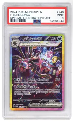 2024 HYDREIGON Ex - PSA 9 - Pokemon SV Surging Sparks Holo 240/191 - - Image 1