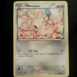 Minccino RC18/RC25 Legendary Treasures Pokemon Card STARFOIL RARE LP 0405#233 - Image 1