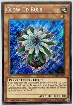 LC5D-EN092 Glow-Up Bulb - Secret Rare 1st Edition Lightly Played YuGiOh Card - Image 1