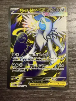 Pokemon TCG Mega Absol EX Mega Evolution 161/132 Ultra Rare Card - Image 1