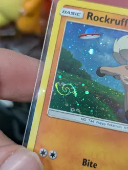 Rockruff SM120 Black Star Promo HD Galaxy Swirl 🍥 Card *Free Shipping* - Image 2