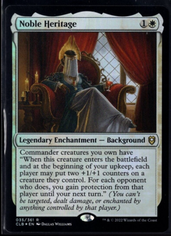 Noble Heritage 035/361 Rare Foil Baldur's Gate Magic TCG Near Mint - Image 1