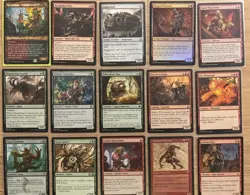 Budget Casual Commander Deck Green Red Aggro With Rulik Mons, Warren Chief - Image 1