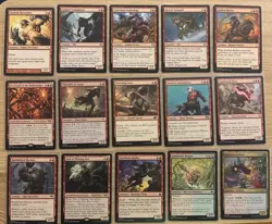 Budget Casual Commander Deck Green Red Aggro With Rulik Mons, Warren Chief - Image 3
