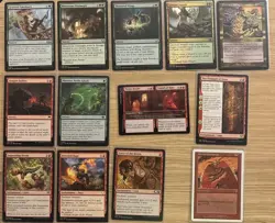 Budget Casual Commander Deck Green Red Aggro With Rulik Mons, Warren Chief - Image 5