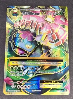 M Venusaur EX 100/108 Ultra Rare Full Art XY Evolutions Pokemon - Image 1