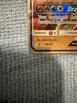 Pokemon TCG White Kyurem GX 48/70 Dragon Majesty Ultra Rare Holo NM - Image 3