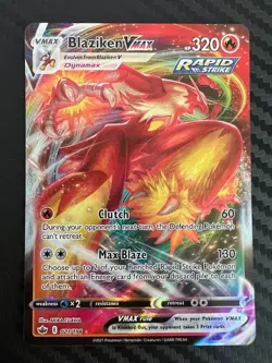 Pokemon TCG Blaziken VMAX Chilling Reign 021/198 Holo Ultra Rare NM - Image 1