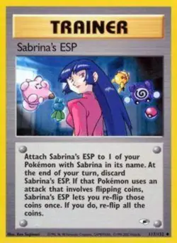 1x Sabrina's ESP - 117/132 - Uncommon - Unlimited Edition NM-Mint Pokemon G1 - G - Image 1