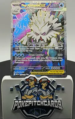 Mega Abomasnow ex 157/132 Me01: Mega Evolution Holo Free Shipping Pokemon NM - Image 2