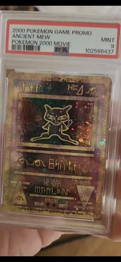 Pokemon TCG Ancient Mew Holo PSA 9 Mint 2000 Runic Symbols - Image 3