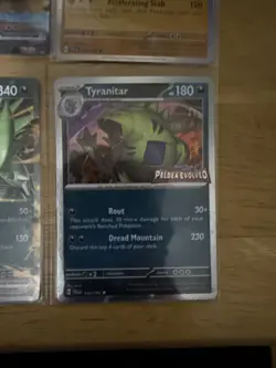Pokemon Tyranitar 064/131 Lucario 051/131 Prismatic Evolutions Stamped Promos - Image 4