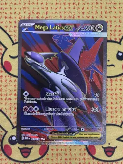 Mega Latias ex 163/132 Pokemon TCG Me01: Mega Evolution Ultra Rare Holo - Image 1