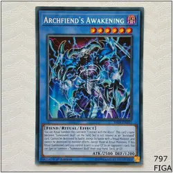 Archfiend's Awakening - FIGA-EN031 - Secret Rare 1st Edition Yugioh - Image 1