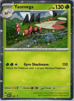 Yanmega - (Cosmos Holo) SVP 187 SV: Scarlet & Violet Promo - Pokemon Card - NM - Image 1
