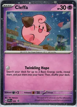 Cleffa SVP 095 Holo SV: Scarlet & Violet Promo Cards - Pokemon Card - NM - Image 1