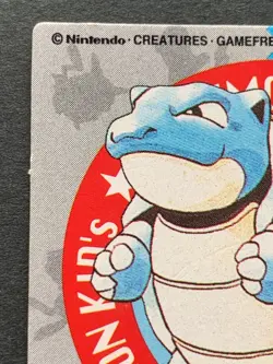 Pokemon Kid's mini card Blastoise NO.6 Pokemon TCG Japanese 1999 NINTENDO BANDAI - Image 2