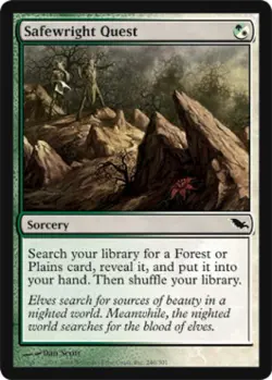 Safewright Quest - Light Play MTG Shadowmoor - Image 1