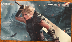 MTG MagicCon Las Vegas 2025 Final Fantasy Ultra Pro Foil Playmat Cloud - Image 1