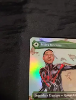 MTG - Miles Morales Ultimate Spider-Man (SPM - 0234 - Borderless Foil) - Mythic - Image 5