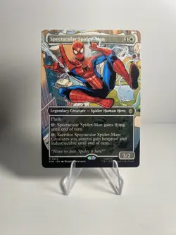 Spectacular Spider-man Non Foil Rare Borderless MTG Marvel Spiderman - Image 1