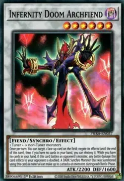 YUGIOH Infernity Deck Complete 40 - Cards + Extra - Image 1