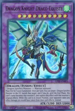 YUGIOH Dragon Knight Draco-Equiste Deck with Stardust Dragon Complete 42 - Cards - Image 1