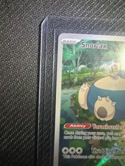 Pokemon TCG Scarlet & Violet Snorlax 051 Promo Card Full Art Holo NM - Image 2