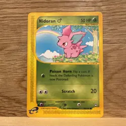 Pokemon Nidoran TCG Aquapolis Card 96/147 Regular NM Vintage - Image 1