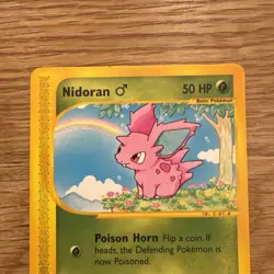 Pokemon Nidoran TCG Aquapolis Card 96/147 Regular NM Vintage - Image 2