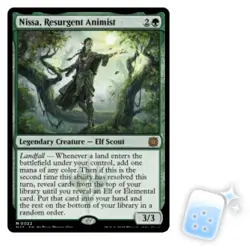 NISSA, RESURGENT ANIMIST March Of The Machine: The Aftermath MAT Magic MTG CARD - Image 1