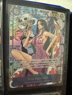 Boa Hancock Manga OP-07 - Proxy Card - High Quality Texture - English - Image 1