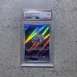 Greavard Scarlet Violet Base 214/198 Illustration Rare Pokemon Card PSA 9 MINT - Image 1