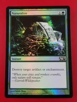 1x Naturalize | FOIL | M13 Magic 2013 | MTG Magic Cards - Image 1