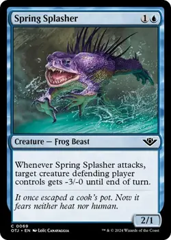 Spring Splasher 69 -Foil- MTG NM Outlaws of Thunder Junction - Image 1