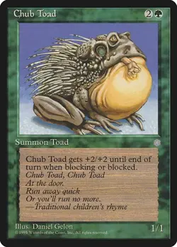 Chub Toad MTG NM Ice Age - Image 1