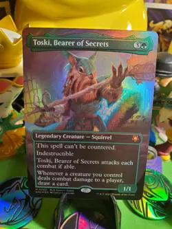Magic The Gathering Toski, Bearer of Secrets (Borderless) Special Guests Foil NM - Image 1
