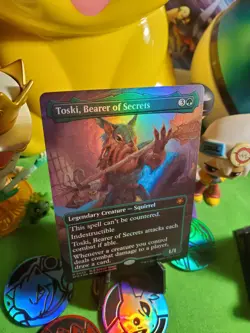 Magic The Gathering Toski, Bearer of Secrets (Borderless) Special Guests Foil NM - Image 2