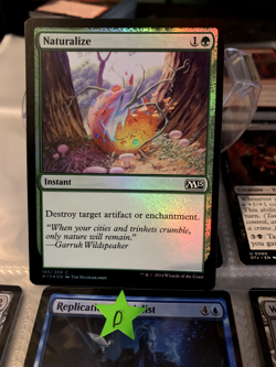 MTG Naturalize Magic 2015 185/269 Foil Common - Image 1