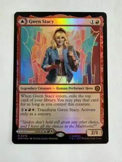 Gwen Stacy (Foil) NM - Marvel's Spider-Man - MTG - Image 1